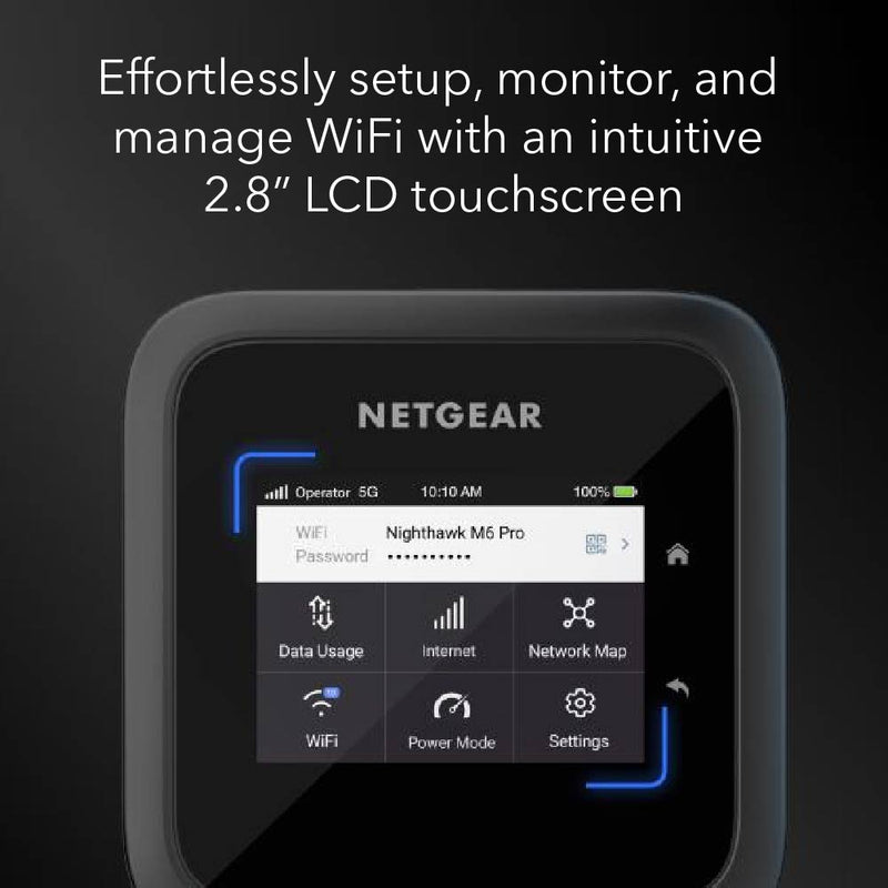 Nighthawk MR6550 M6 Pro 5G mmWave WiFi 6E Mobile Hotspot Router