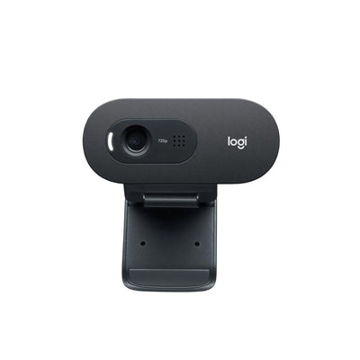 Logitech C505 HD Webcam - 720p HD External USB Camera for Desktop or Laptop with Long-Range Microphone, Compatible with PC or Mac