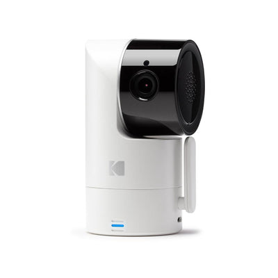 KODAK CHERISH C125 Smart Video Baby Camera, Hi-res Add-on Baby Camera with Remote Pan/Tilt/Zoom, Mobile App, Two-Way Audio, Infrared Night-Vision and Long range