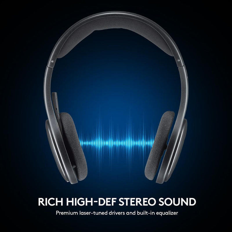 Logitech H800 Bluetooth Wireless Headset with Mic for PC, Tablets and Smartphones