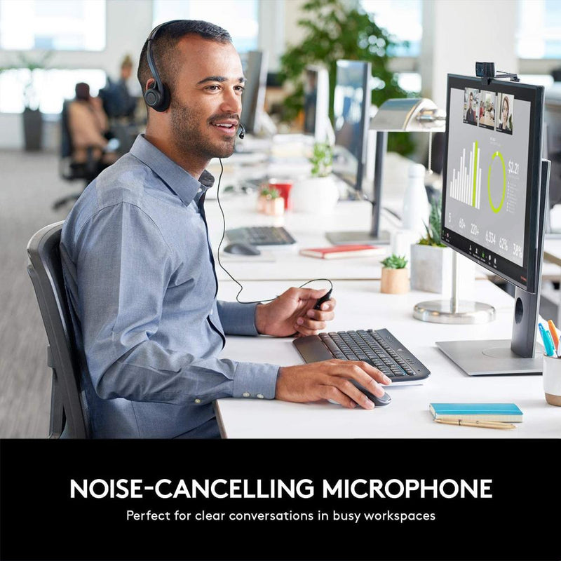 Logitech H370 USB Computer Headset with Noise Canceling Microphone