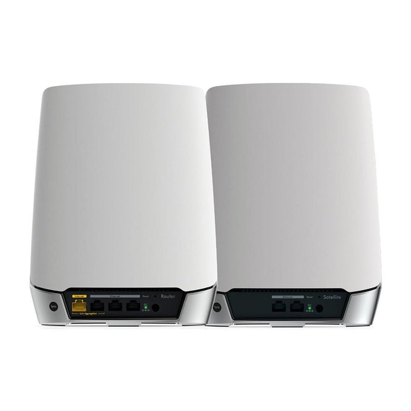 NETGEAR Orbi Whole Home Tri-Band Mesh WiFi 6 System RBK754 – Router with 3 Satellite Extenders | Coverage up to 10,000 sq. ft. and 40+ Devices | AX4200 (Up to 4.2Gbps)