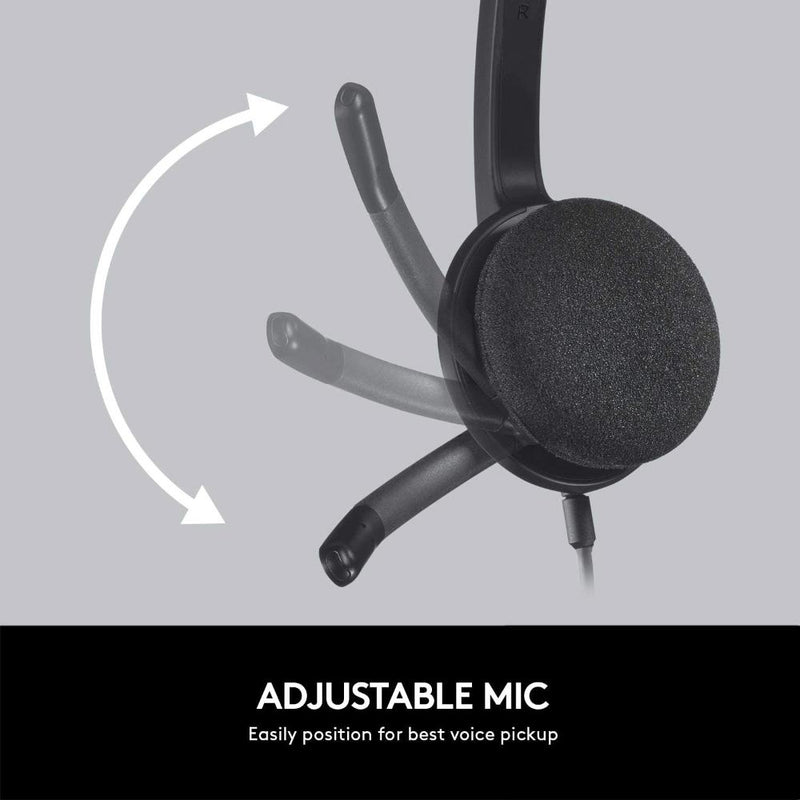 Logitech USB Headset H340, Stereo, USB Headset for Windows and Mac