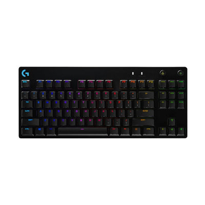 Logitech G PRO X Mechanical RGB Gaming Keyboard with Swappable Switches (Comes with GX Blue Clicky Switches)
