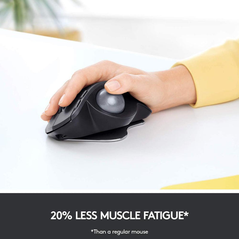 Logitech MX ERGO Advanced Wireless Trackball with Logitech FLOW Technology