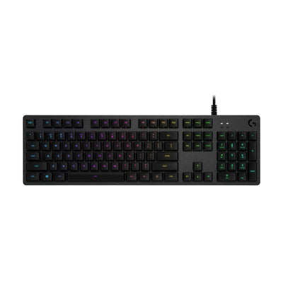 Logitech G512 RGB Mechanical Gaming Keyboard, GX Blue / GX Brown / GX Red Switches, USB Passthrough