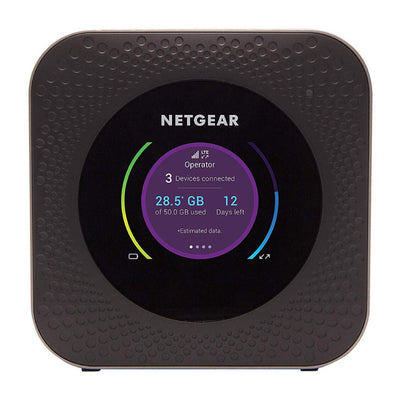 NETGEAR Nighthawk M1 Mobile Hotspot 4G LTE Router MR1100-100NAS - Up to 1Gbps Speed | Connect Up to 20 Devices | Create WLAN Anywhere | Unlocked to Use Any Sim Card-Contact Your Carrier for Data Plan