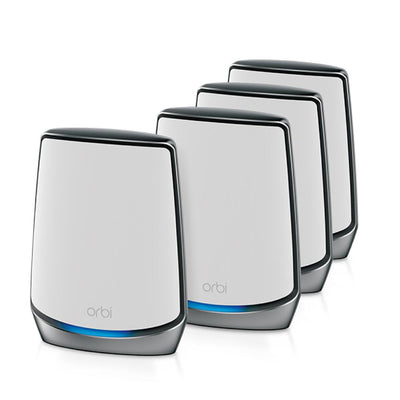 NETGEAR Orbi RBK854 Ultra-Performance Tri-Band Mesh WiFi 6 System - AX6000 (1 Router + 3 Satellites)