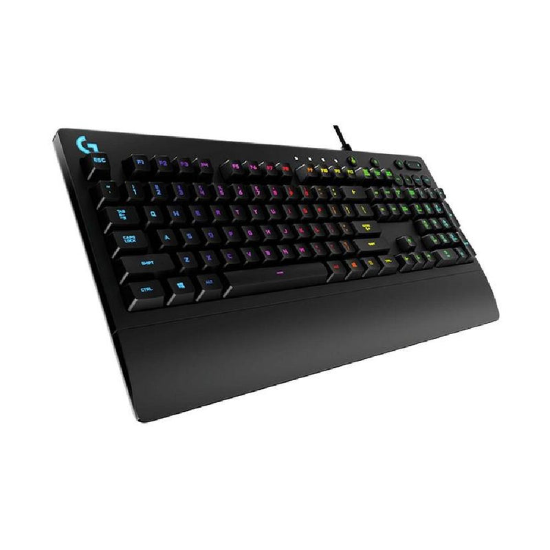 Logitech G213 Prodigy Gaming Keyboard, LIGHTSYNC RGB Backlit Keys, Spill-Resistant, Customizable Keys, Dedicated Multi-Media Keys – Black