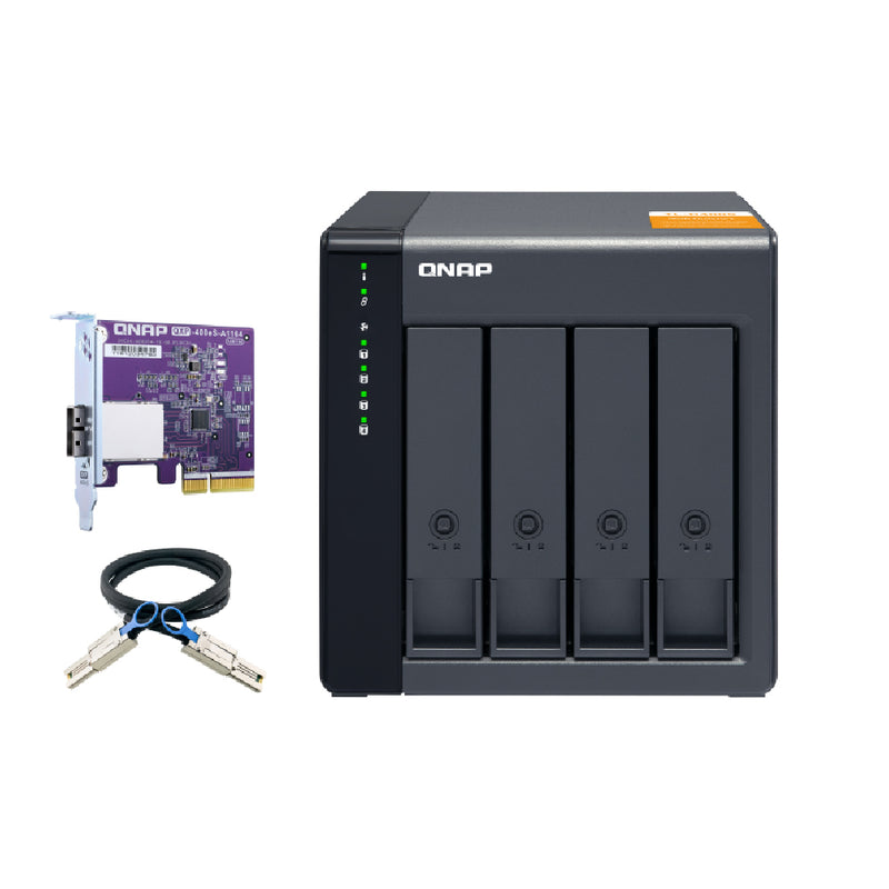 QNAP TL-D400Sre 4 Bay High-performance desktop SATA 6Gbps JBOD storage enclosure