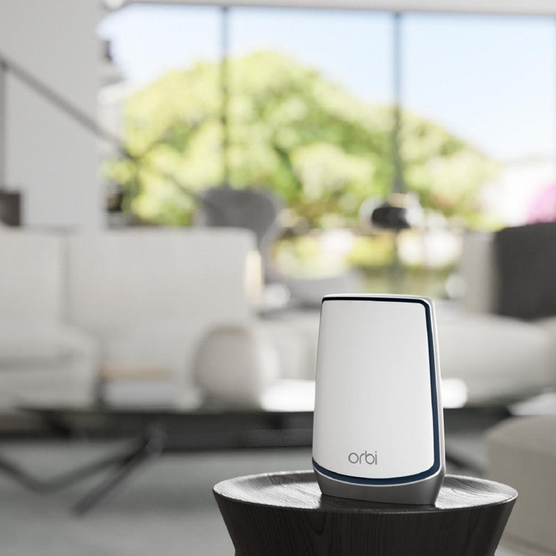 NETGEAR Orbi RBK854 Ultra-Performance Tri-Band Mesh WiFi 6 System - AX6000 (1 Router + 3 Satellites)