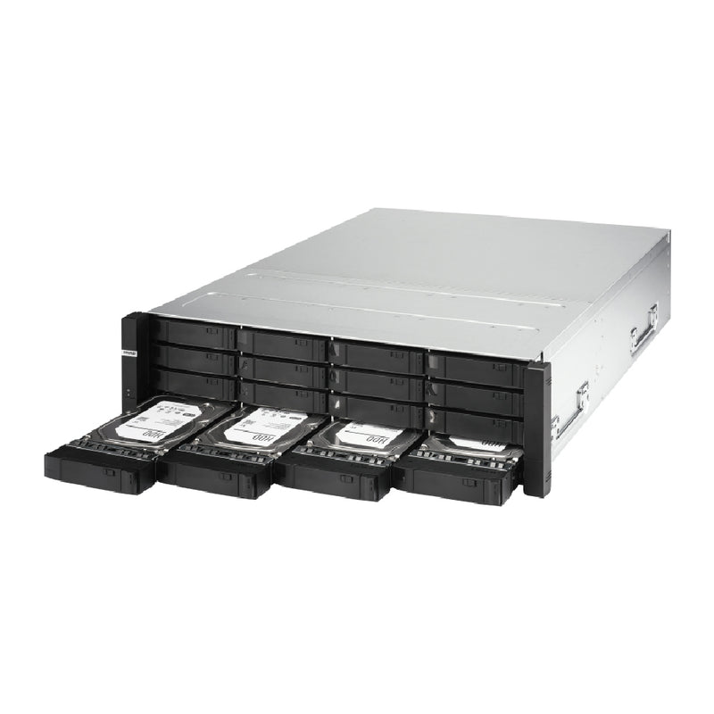 QNAP ES1686dc 16 Bay Enterprise ZFS 3U rackmount NAS powered by Intel® Xeon® D -2142IT 8 cores/16 threads processor