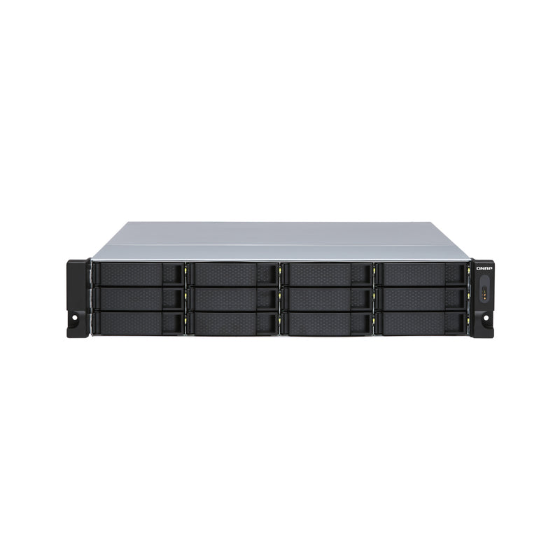 QNAP TL-R1200S-RP 12 Bay High-performance rackmount SATA 6GB/s JBOD storage enclosure, with redundant power supply