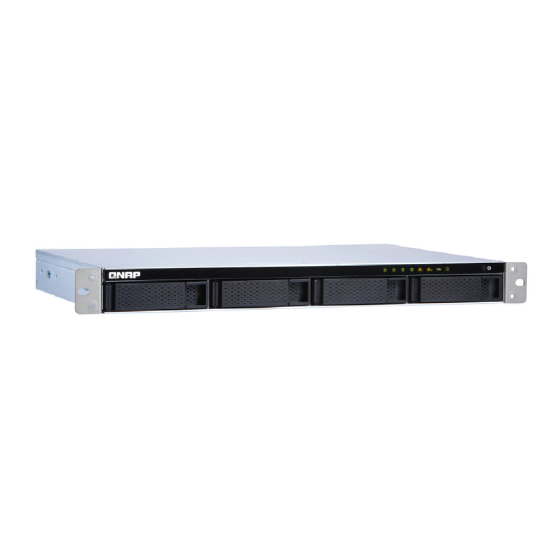 QNAP TS-431XeU 4 Bay Short depth rackmount NAS with quad-core CPU and 10GbE SFP+ port