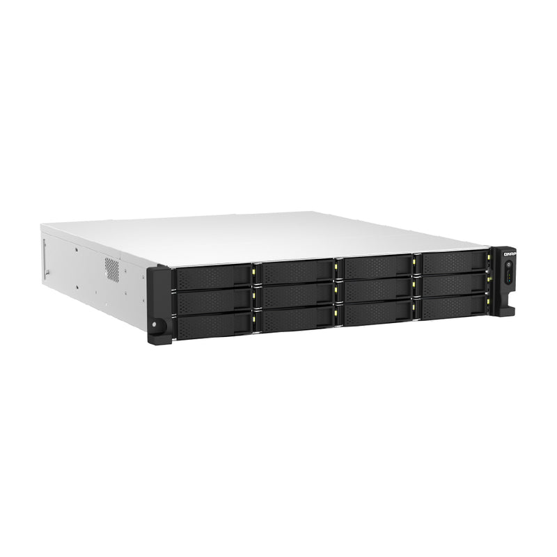 QNAP TS-h1887XU-RP-E2334-16G 18 Bay 2U Rackmount Hybrid NAS, powered by an Intel® Xeon® E processor and 10GbE port