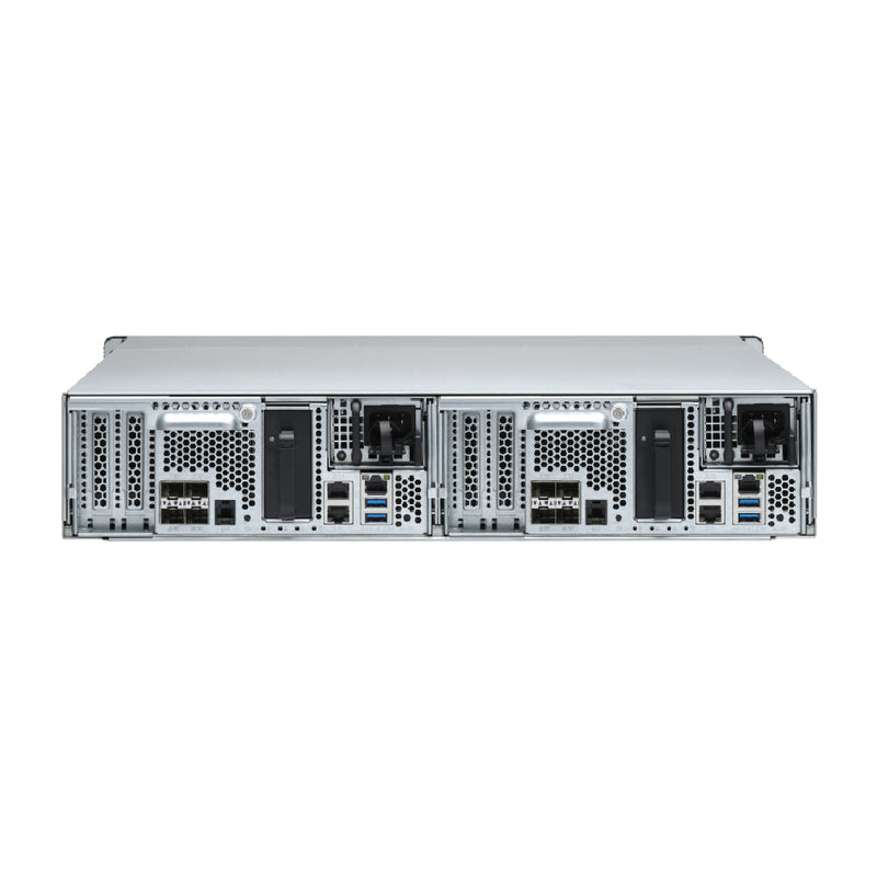 QNAP ES2486dc-2142IT 24 Bay Enterprise ZFS 3U rackmount NAS powered by Intel® Xeon® D -2142IT 8 cores/16 threads processor
