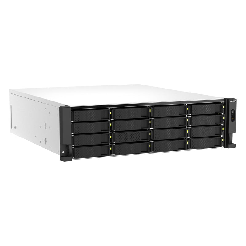 QNAP TS-h2287XU-RP-E2336-32G 22 Bay 3U Rackmount Hybrid NAS, powered by an Intel® Xeon® E processor and 10GbE port