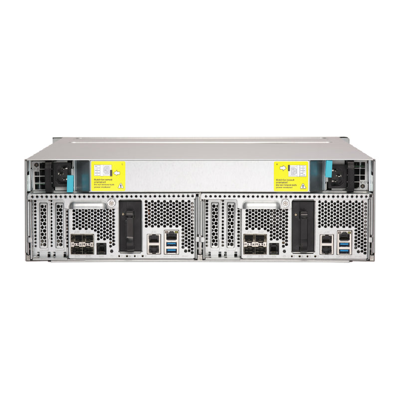 QNAP ES1686dc 16 Bay Enterprise ZFS 3U rackmount NAS powered by Intel® Xeon® D -2142IT 8 cores/16 threads processor