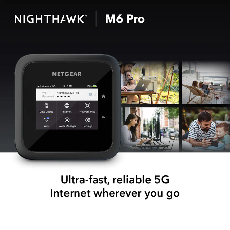 NETGEAR Nighthawk MR6450 M6 Pro WiFi 6 Mobile Hotspot Router (5G SA/NSA)