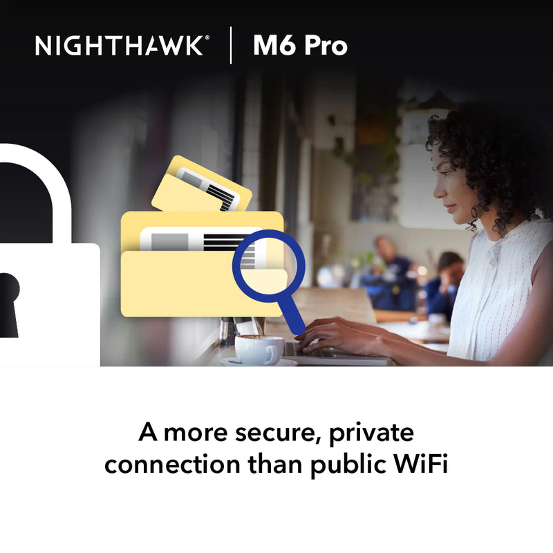NETGEAR Nighthawk MR6450 M6 Pro WiFi 6 Mobile Hotspot Router (5G SA/NSA)