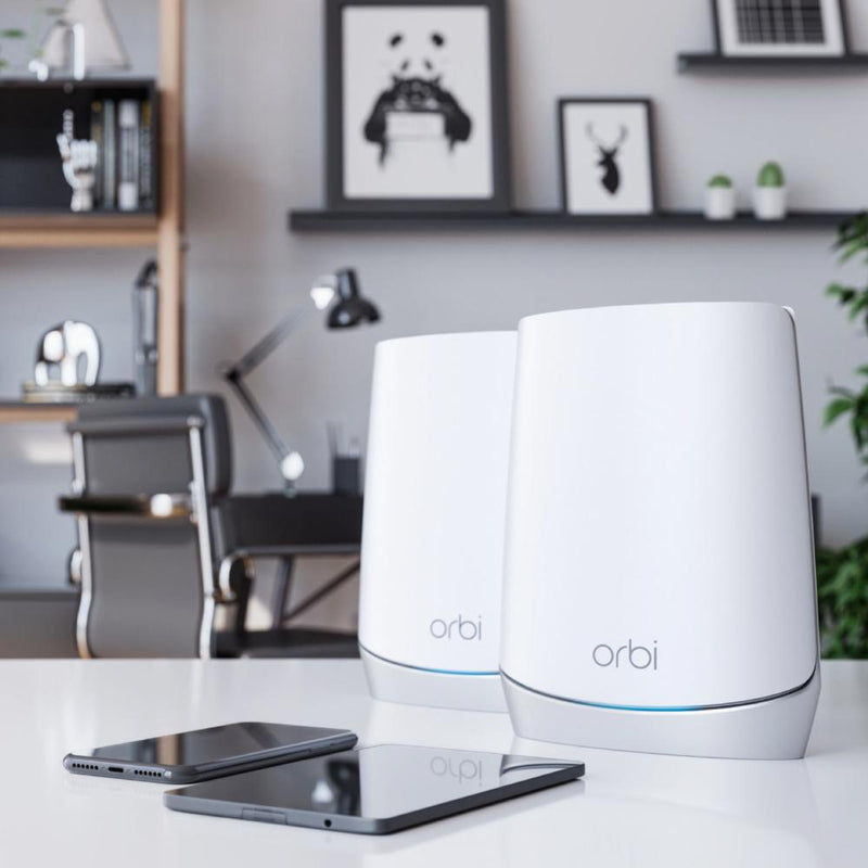 NETGEAR Orbi RBK752 High-Performance Tri-Band Mesh WiFi 6 System - AX4200 (1 Router + 1 Satellite)