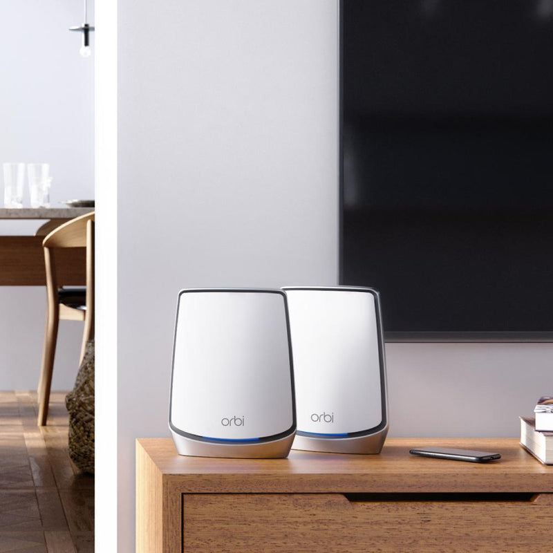 NETGEAR Orbi RBK852 Ultra-Performance Tri-Band Mesh WiFi-6 System - AX6000 (1 Router + 1 Satellite)