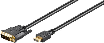 GOOBAY DVI-D Male to HDMI Male Gold-Plated Cable