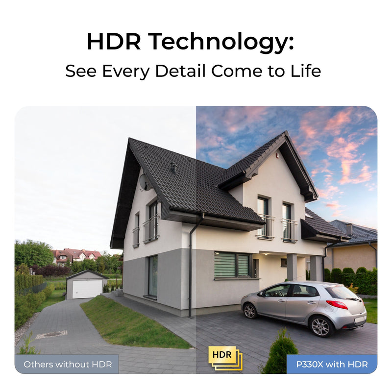 REOLINK ColorX Series CX810: 8MP Outdoor Camera, True Color Night Vision, PoE, 3000K Adjustable Warm Light