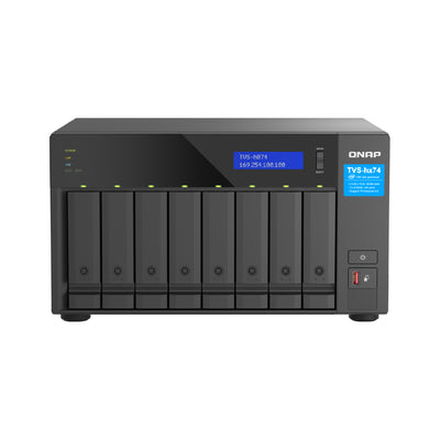 QNAP TVS-h874X-i9-64G 8 Bay ZFS Tower NAS powered by Intel® Core™ i9
