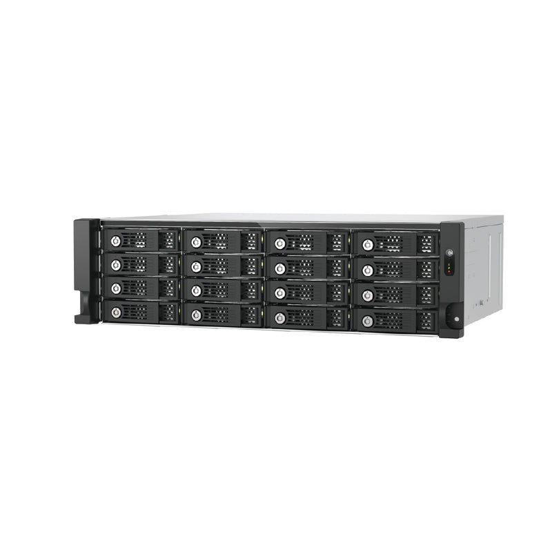 QNAP TL-R1600PES-RP PCIe Interface 16-bay SATA JBOD for petabyte-scale expansion designed specifically for QNAP NAS