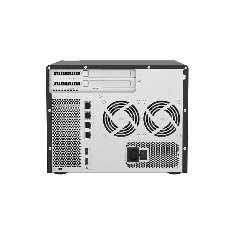 QNAP TS-h886-D1602-8G 8 Bay Intel® Xeon® D desktop QuTS hero NAS with four 2.5GbE ports