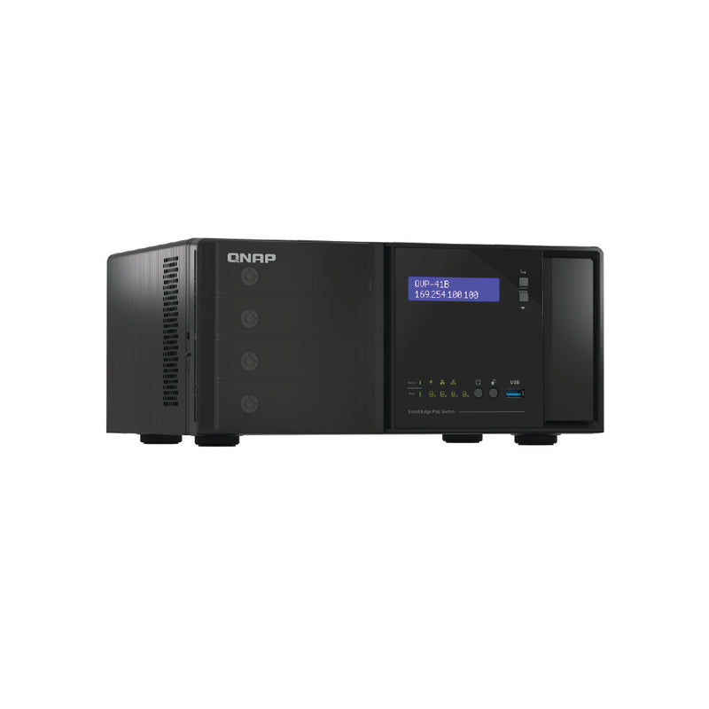 QNAP QVP-41B 4 Bay NVR Server X Smart PoE Switch