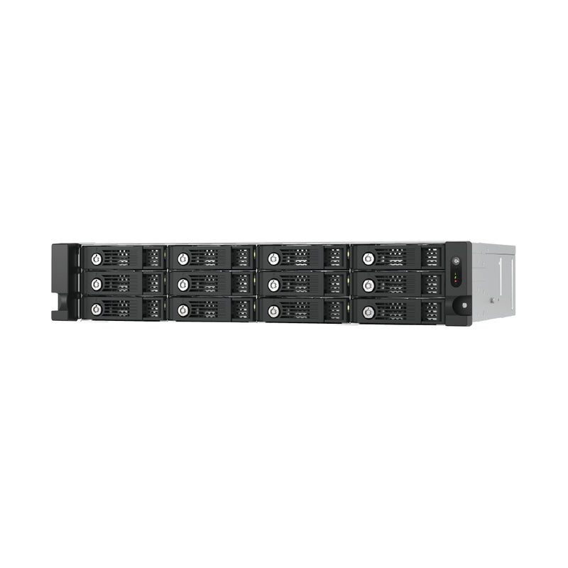QNAP TL-R1200PES-RP PCIe Interface 12-bay SATA JBOD for petabyte-scale expansion designed specifically for QNAP NAS