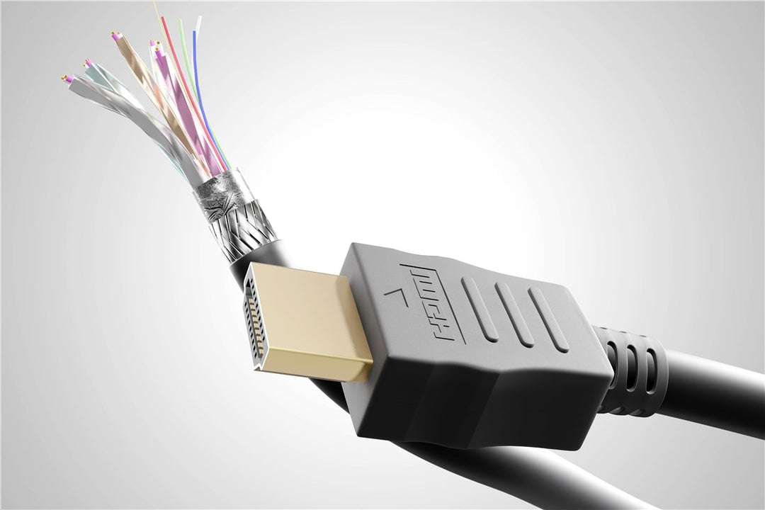 Goobay Ultra High-Speed HDMI-Kabel 2.1 – 5m, 8K@60Hz, 48 Gbit/s, Mit Ethernet, Für 4K/3D