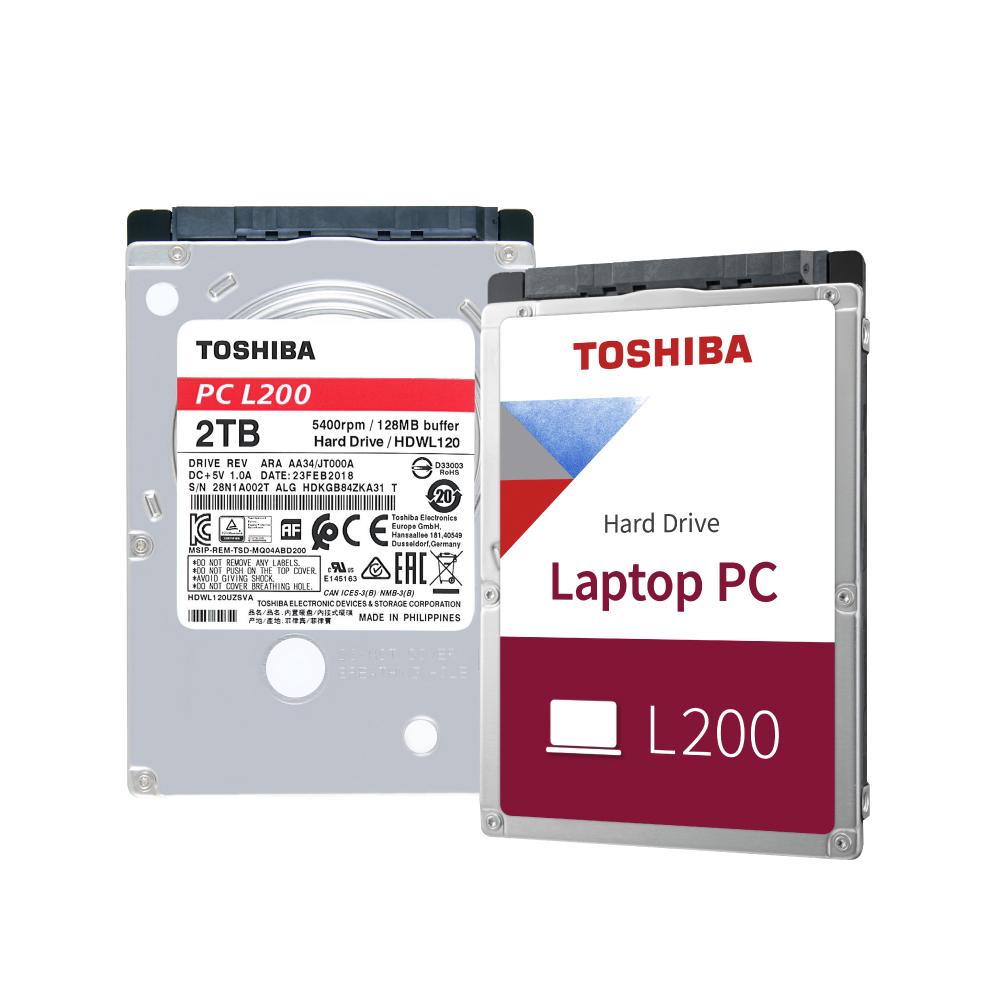 Toshiba L200 2TB 5400RPM 2.5 Inch SATA HDD