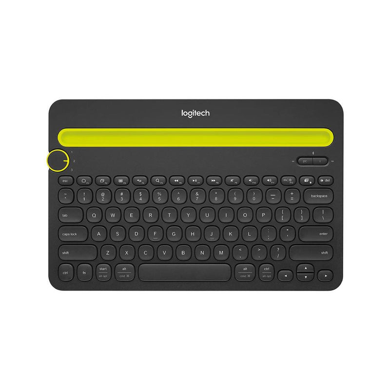 Logitech K480 Black Bluetooth Multi-Device Keyboard For iOS, Android, OSX, iPhone