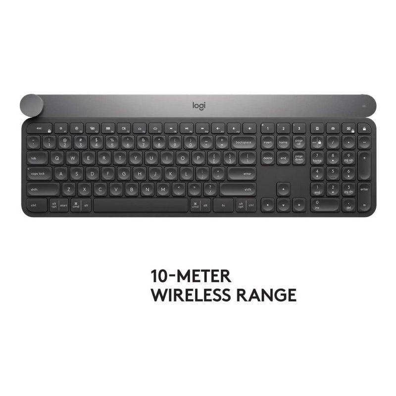 Logitech Craft Wireless Advanced Keyboard with Creative Input Dial Built for Designer (Work From Home, Design at Home, Home Based Learning)