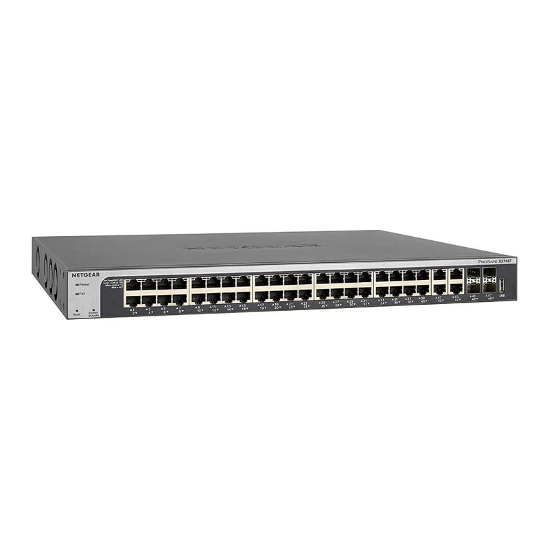 NETGEAR XS748T 48-Port 10G Ethernet Smart Managed Pro Switch - with 4 x 10Gigabit SFP+, Desktop/Rackmount, and ProSAFE Limited Lifetime Protection