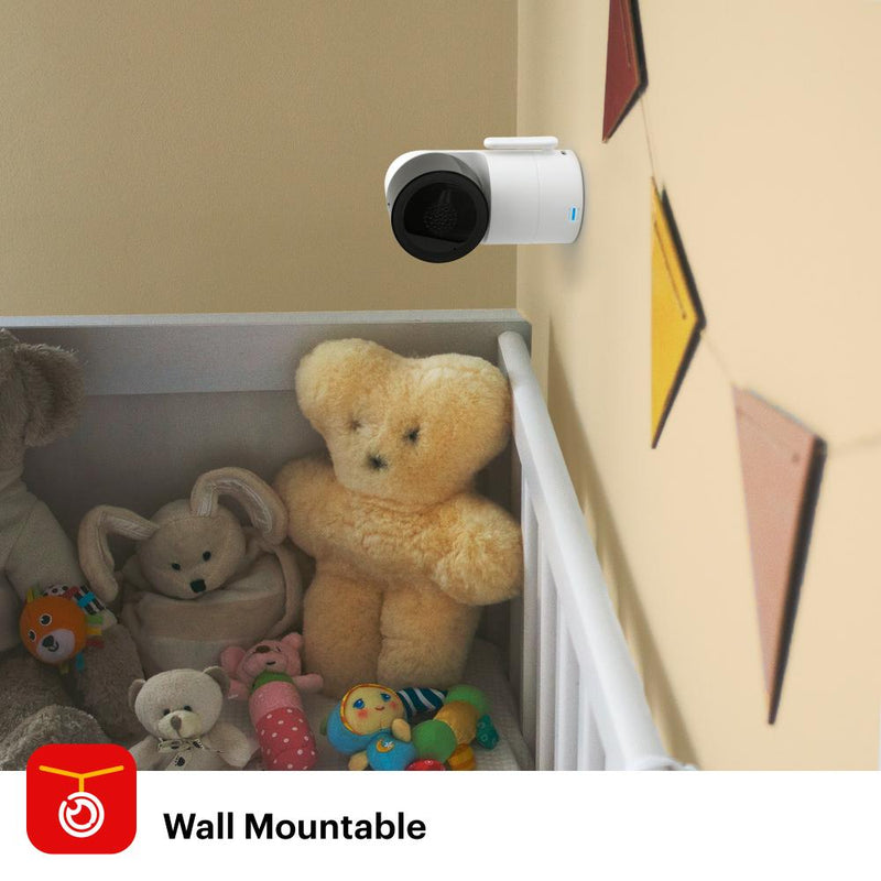 KODAK CHERISH C225 Smart Video Baby Monitor 2.8" HD display Screen & Mobile App, Hi-res Camera, Remote Pan/Tilt/Zoom, Two-way audio and Infrared night-vision