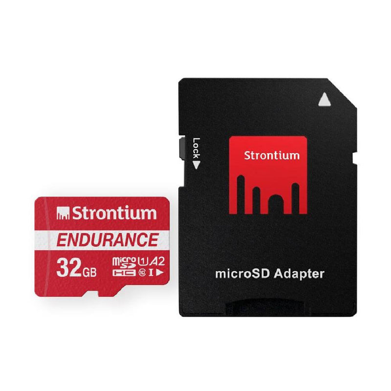 Strontium 32GB microSD Nitro Plus Endurance card with Adaptor Included U1