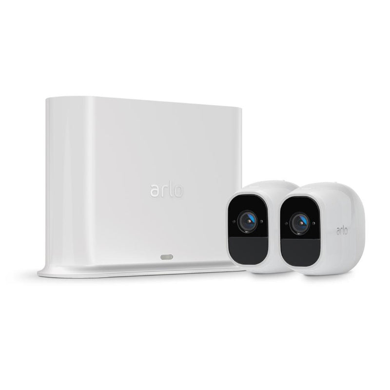 ARLO Pro 2 VMS4230P - Wireless Home Security Camera System with Siren | Rechargeable, Night vision, Indoor/Outdoor, 1080p, 2-Way Audio, Wall Mount | Cloud Storage Included | 2 camera kit