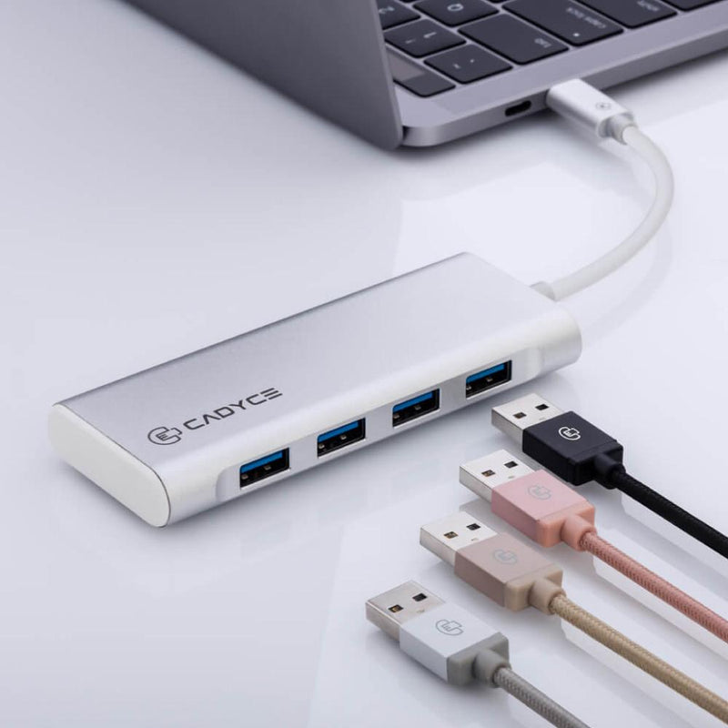 Cadyce USB-C to USB 3.0 4 Port Hub (CA-C4H)