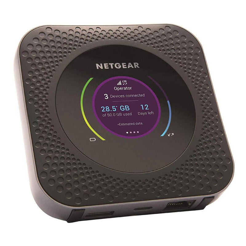 NETGEAR Nighthawk M1 Mobile Hotspot 4G LTE Router MR1100-100NAS - Up to 1Gbps Speed | Connect Up to 20 Devices | Create WLAN Anywhere | Unlocked to Use Any Sim Card-Contact Your Carrier for Data Plan