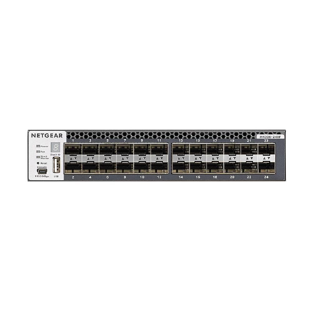 PC周辺機器 NETGEAR M4300-24XF全ポート10G L3スイッチ