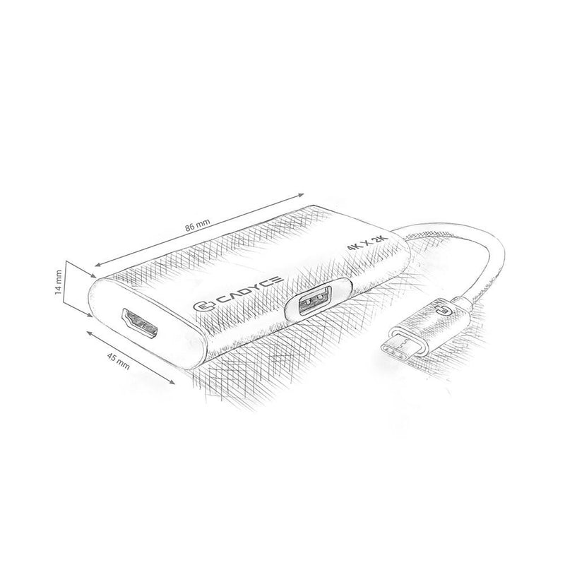 Cadyce USB-C HDMI Multi-Port Adapter