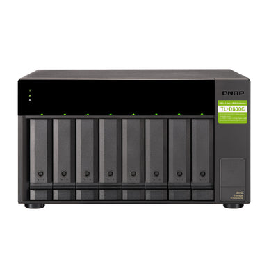 QNAP TL-D800C 8 Bay USB 3.2 Gen2 Type-C high-capacity JBOD storage enclosure