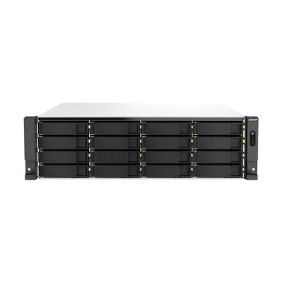QNAP TS-h2287XU-RP-E2378-64G 22 Bay 3U Rackmount Hybrid NAS, powered by an Intel® Xeon® E processor and 10GbE port
