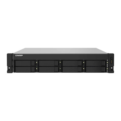 QNAP TS-832PXU-RP-4G 8 Bay Quad-core 1.7GHz rackmount NAS with dual 10GbE SFP+ and redundant power supply