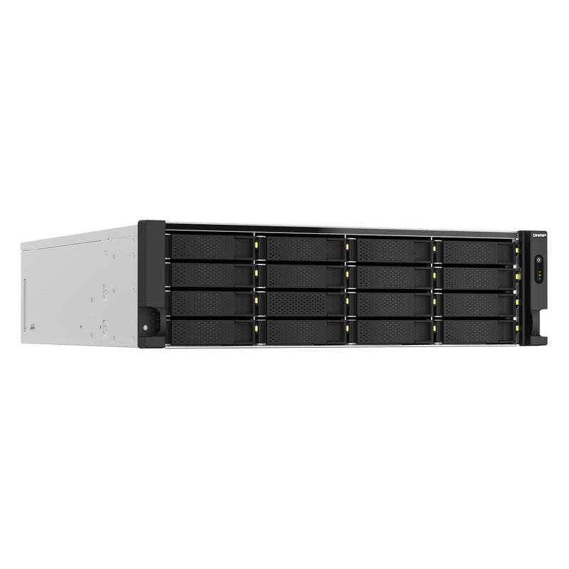 QNAP TS-h2287XU-RP-E2336-32G 22 Bay 3U Rackmount Hybrid NAS, powered by an Intel® Xeon® E processor and 10GbE port