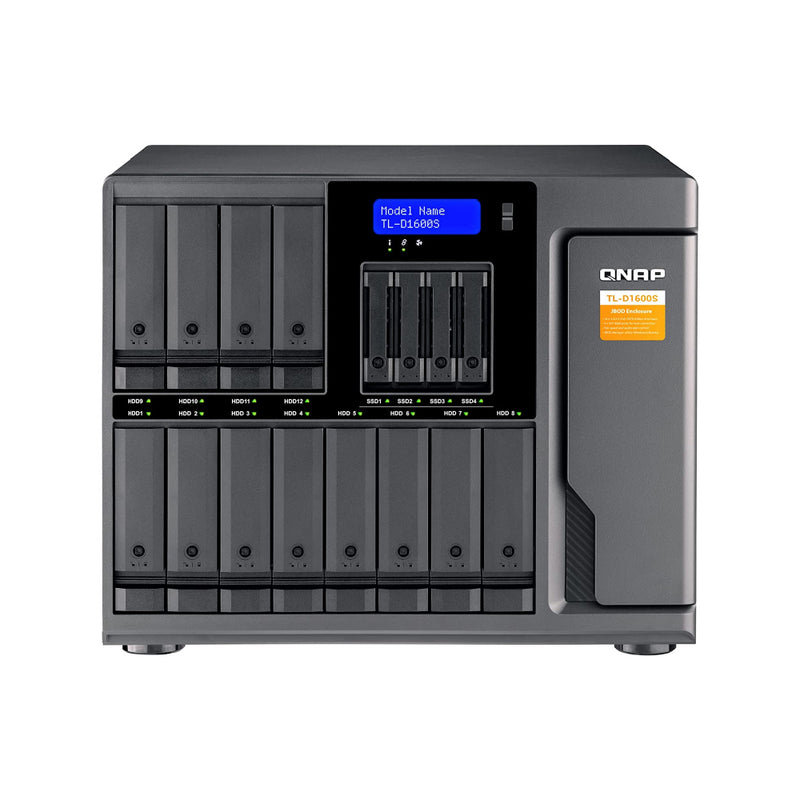  QNAP TL-D1600S 16 Bay High-performance desktop SATA 6Gbps JBOD storage enclosure